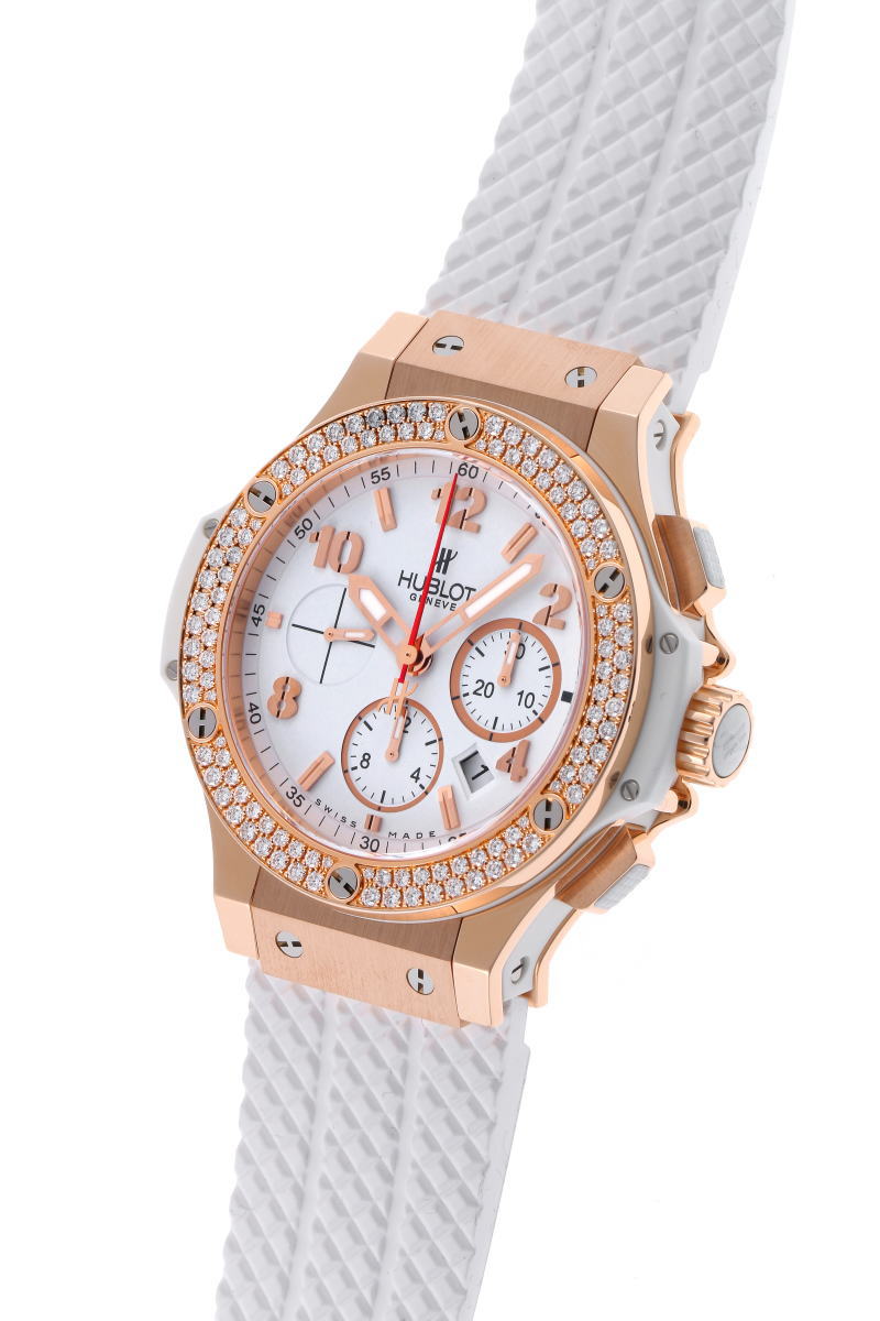 HUBLOT Big Bang Diamond Automatic 301.PE.230.RW.114 White Dial Men&#39;s Watch