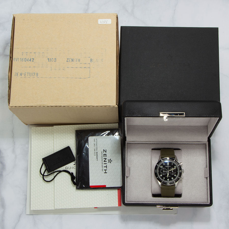 ZENITH Pilot Chronograph Chronometro Type CP-2 03.2240.4069/21.C803 Men&#39;s Watch