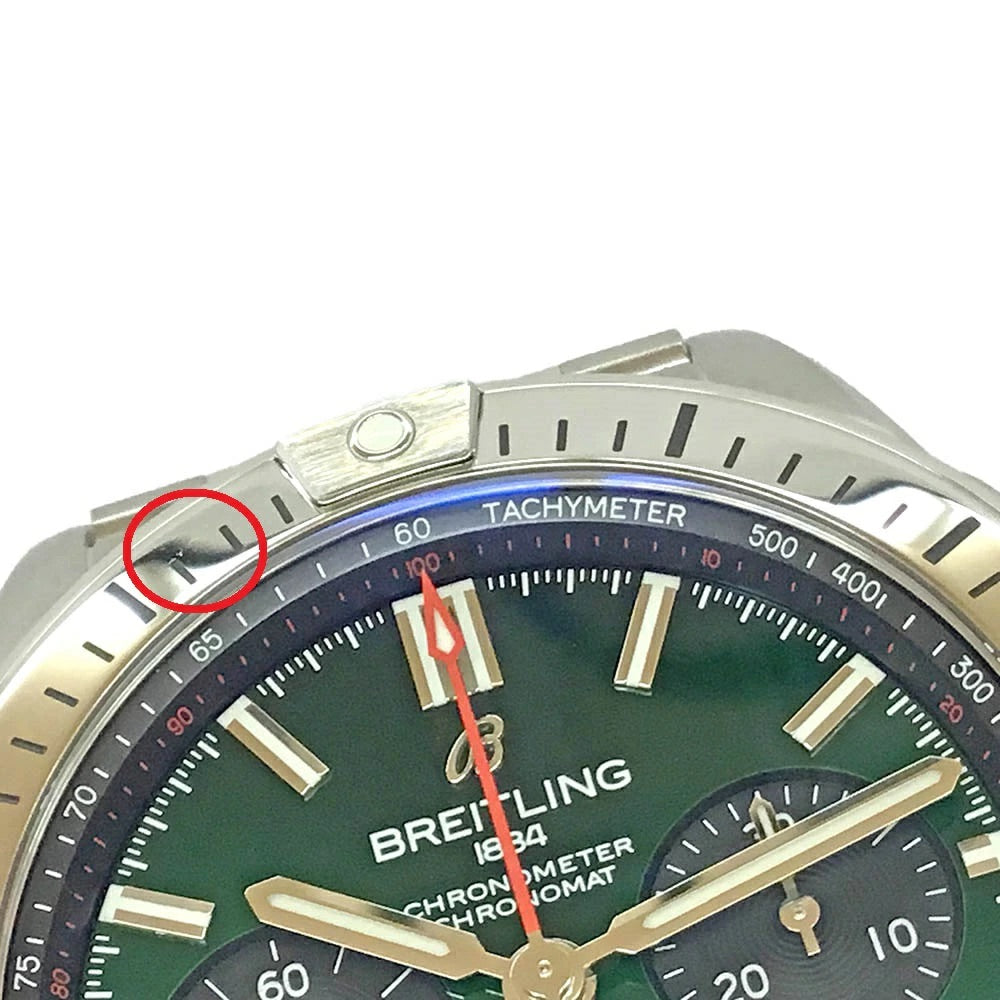 BREITLING Chronomat B01 42 Bentley Green Dial Automatic Men&#39;s Watch