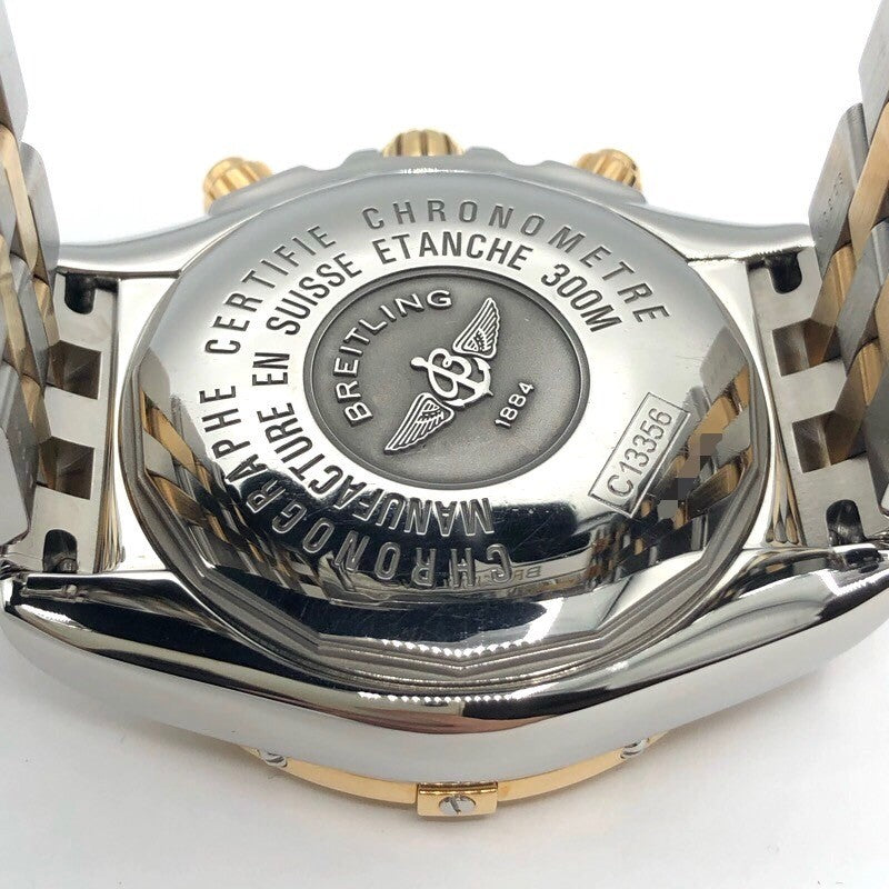 Breitling Chronomat Evolution C13356 Gold x White Automatic Men&#39;s Watch