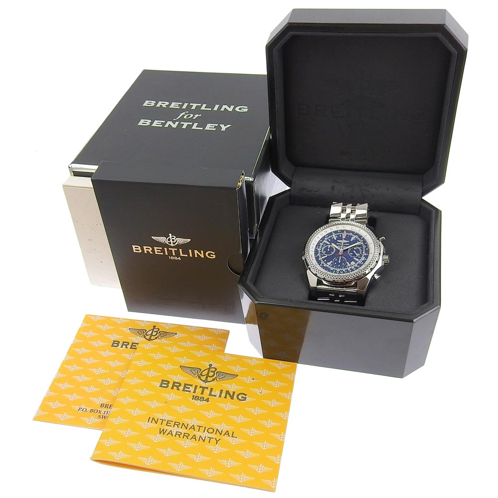BREITLING Bentley Automatic Chronograph Blue Dial A25362 Men&#39;s Watch