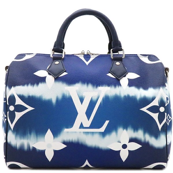Louis Vuitton Speedy Bandouliere 30 Women&#39;s Bag Escar Blue M45146