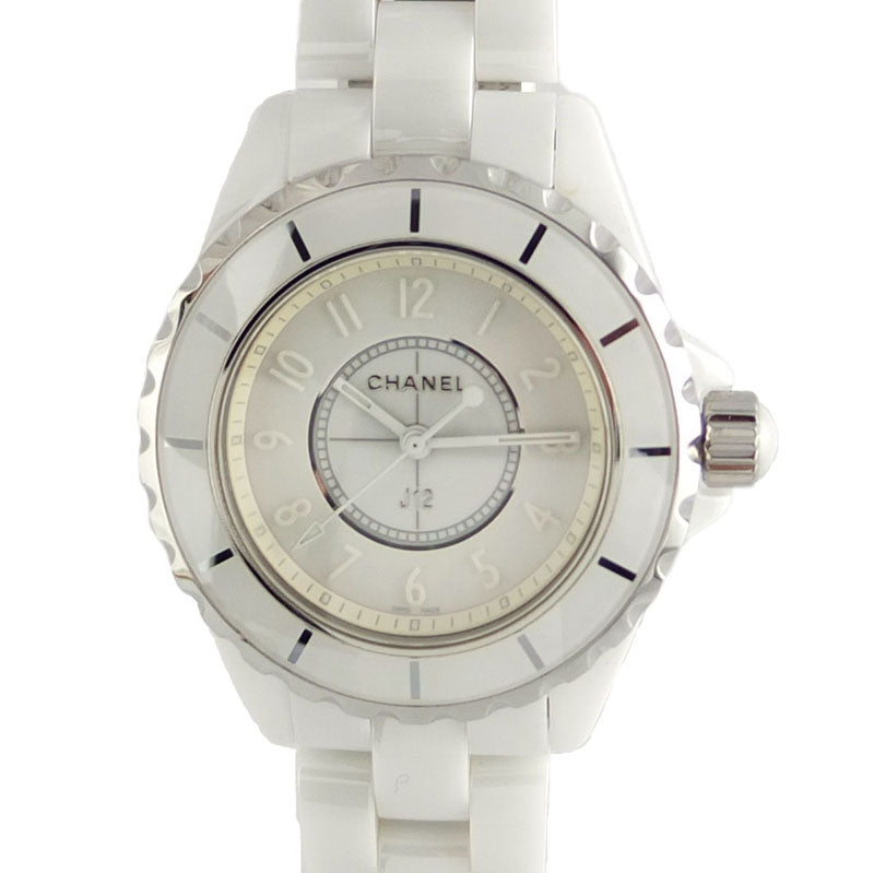Chanel J12 White Phantom H3442 Quartz White Dial Limited Women&#39;s Watch