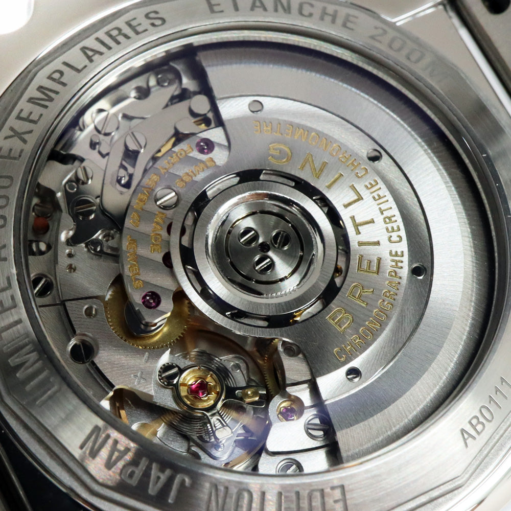 Breitling AB01111A/BG64 Chronomat 44 Japan Limited Black Shell Men&#39;s Watch