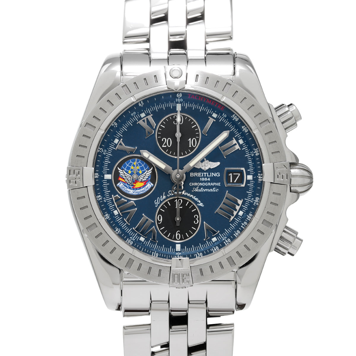 Breitling Chronomat Evolution Blue Impulse A156CBIPA Blue/Black Men&#39;s Watch