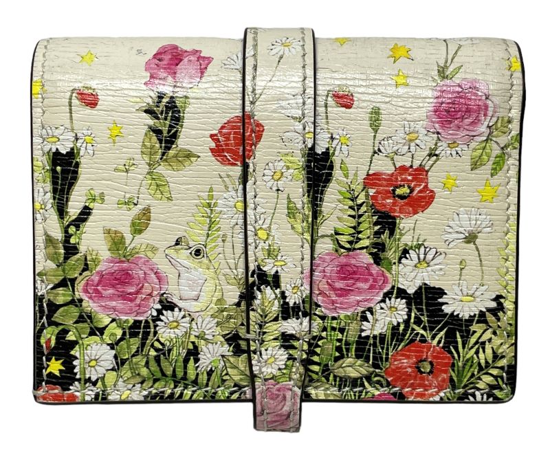 GUCCI Women&#39;s Wallet Yuko Higuchi Limited Compact Floral Pattern 645536