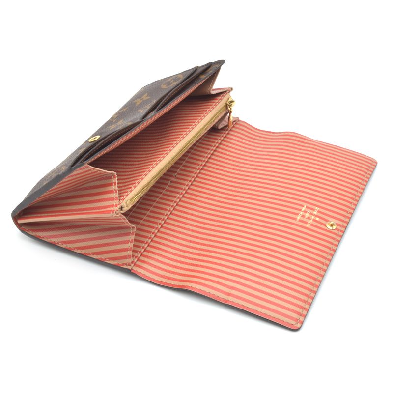 Louis Vuitton Portefeuille Sarah Trunk &amp; Lock Women&#39;s Wallet M60415