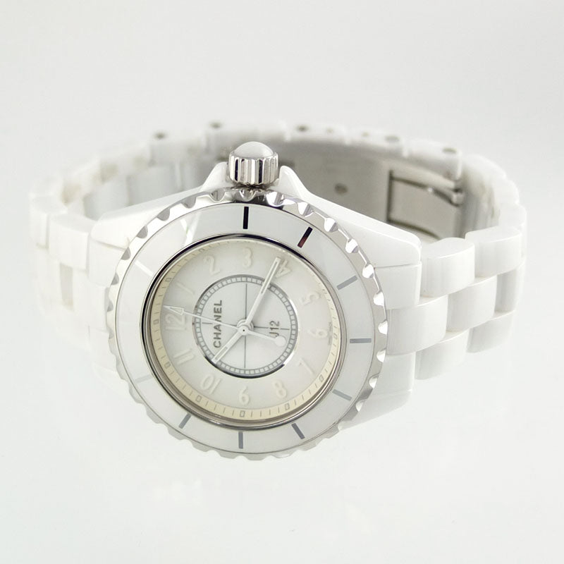 Chanel J12 White Phantom H3442 Quartz White Dial Limited Women&#39;s Watch
