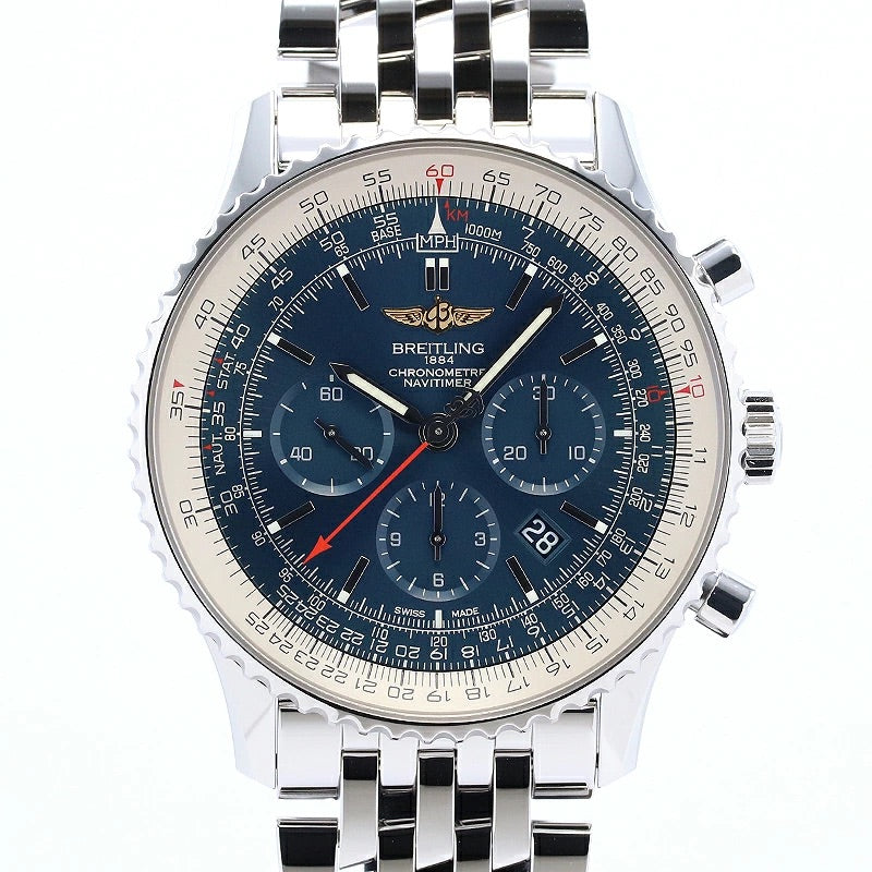 BREITLING Navitimer B01 Chronograph 46 AB012721/C889/443A Blue Men&#39;s Watch