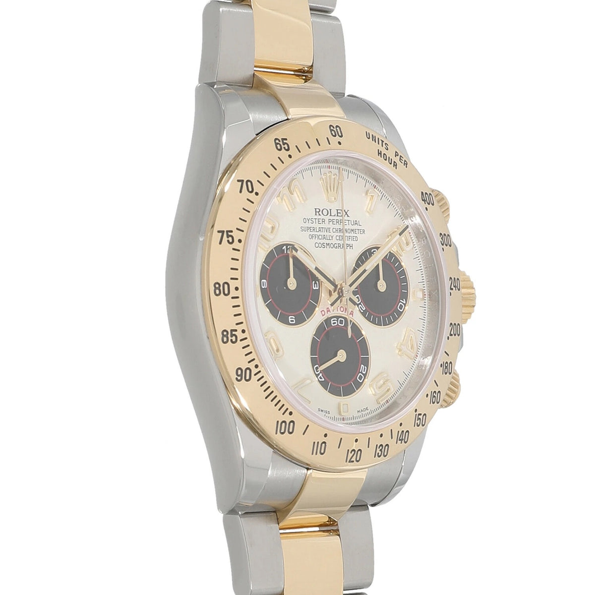 Rolex 116523 Cosmograph Daytona Ivory/Black Dial Automatic 40mm Men’s Watch