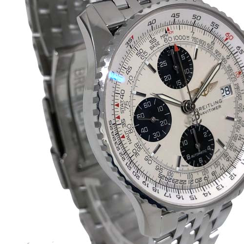 BREITLING Old Navitimer Silver Dial Men&#39;s Watch A1332412 / G796 (A13324)