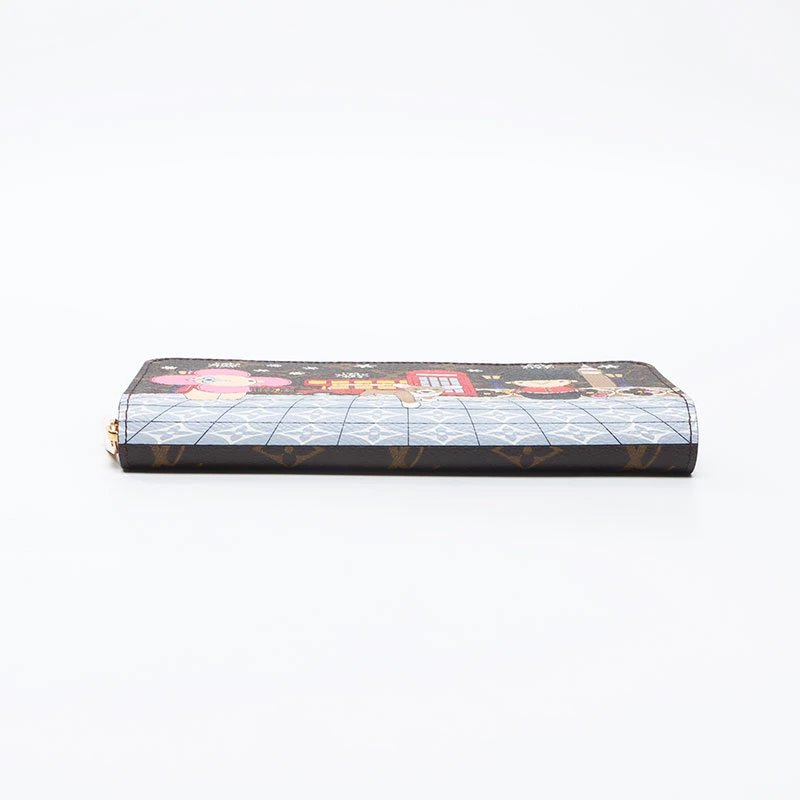 Louis Vuitton Monogram Zippy Christmas Graphic 2021 Women&#39;s Wallet