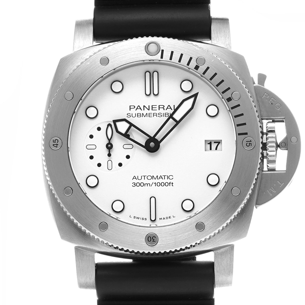 Panerai Submersible Bianco PAM01223 42mm Automatic White DIal Men&#39;s Watch
