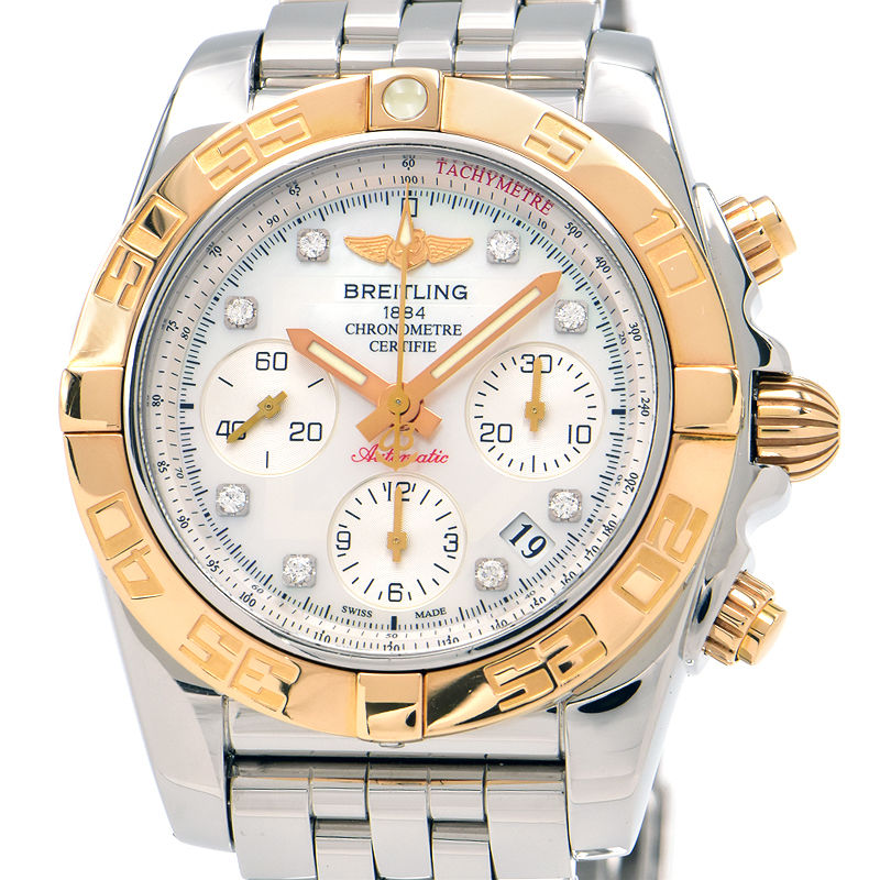 Breitling Chronomat 41 C014A23PA 8P Diamond Chronograph Automatic Men&#39;s Watch