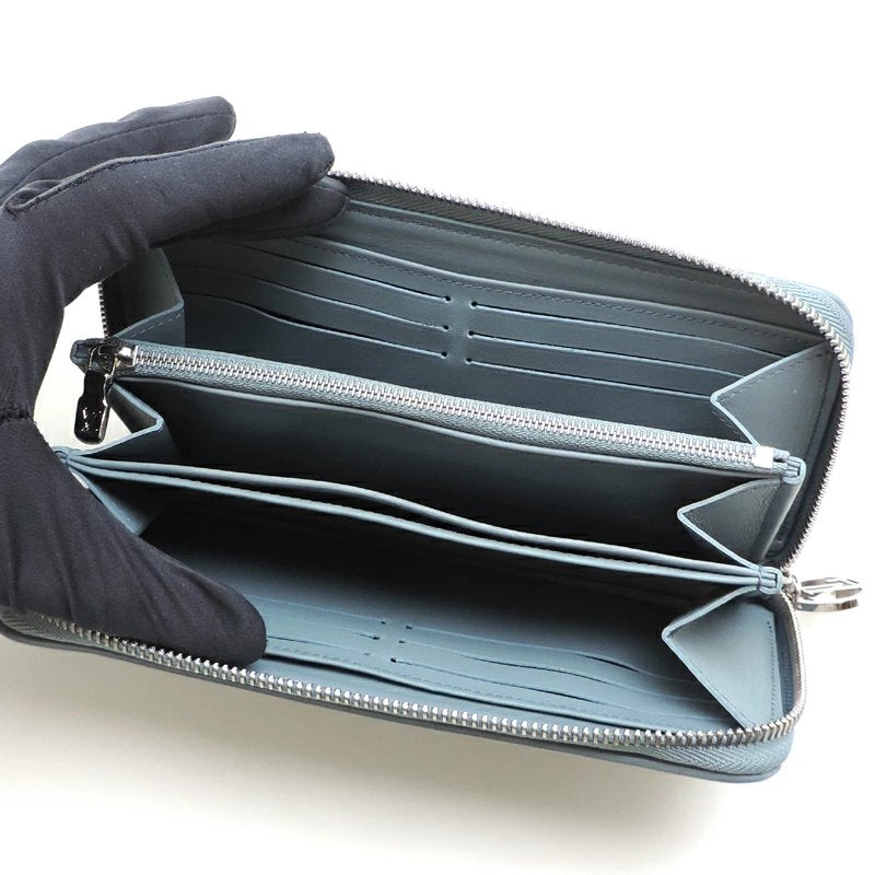 Louis Vuitton Lambskin Blue Glacier Limited Women&#39;s Wallet M81707