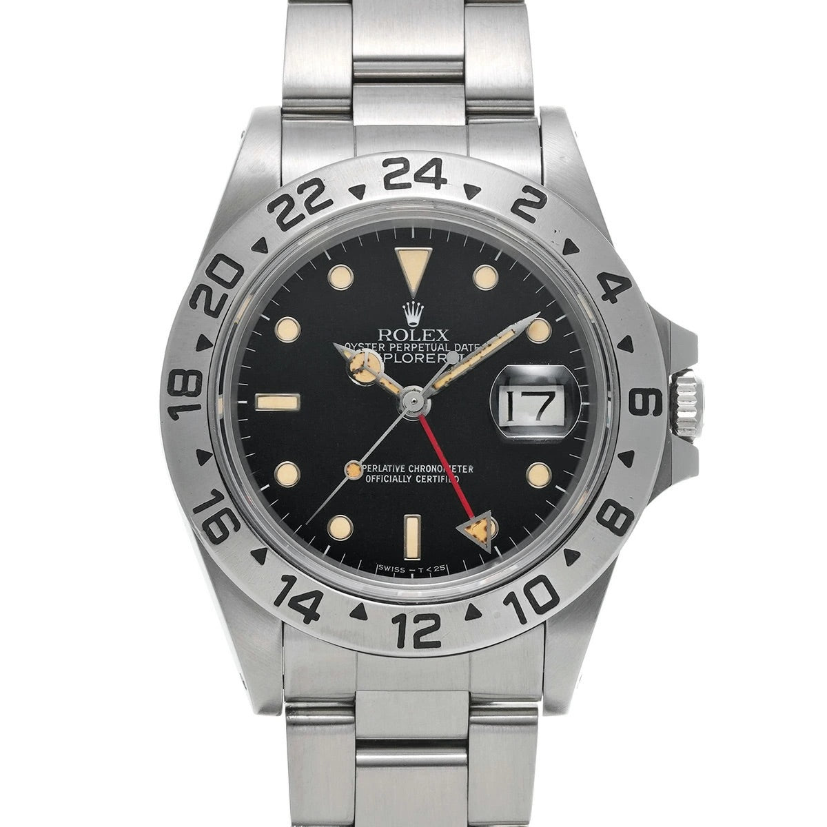 Rolex Explorer II 16550 Black Dial Stainless Steel Automatic Vintage Men’s Watch