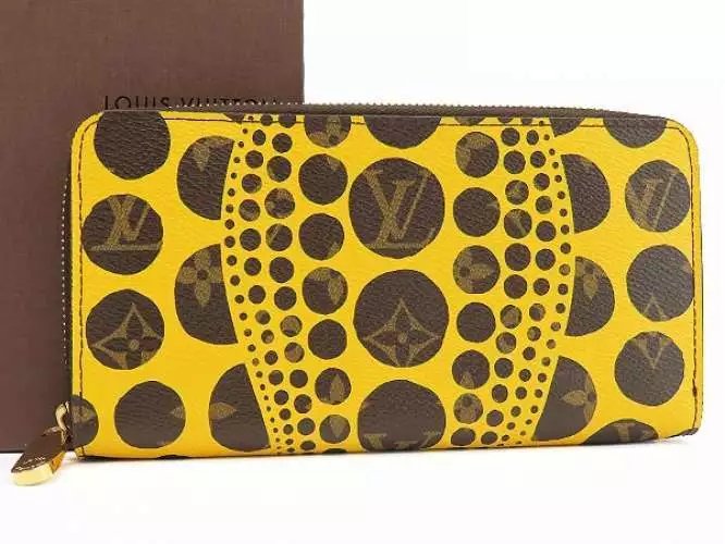 Louis Vuitton Yayoi Kusama Monogram Pumpkin Dot Women&#39;s Wallet M60449