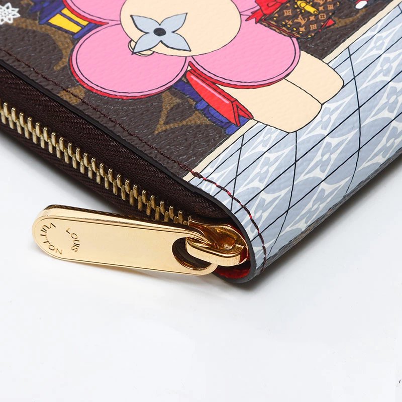 Louis Vuitton Monogram Zippy Christmas Graphic 2021 Women&#39;s Wallet