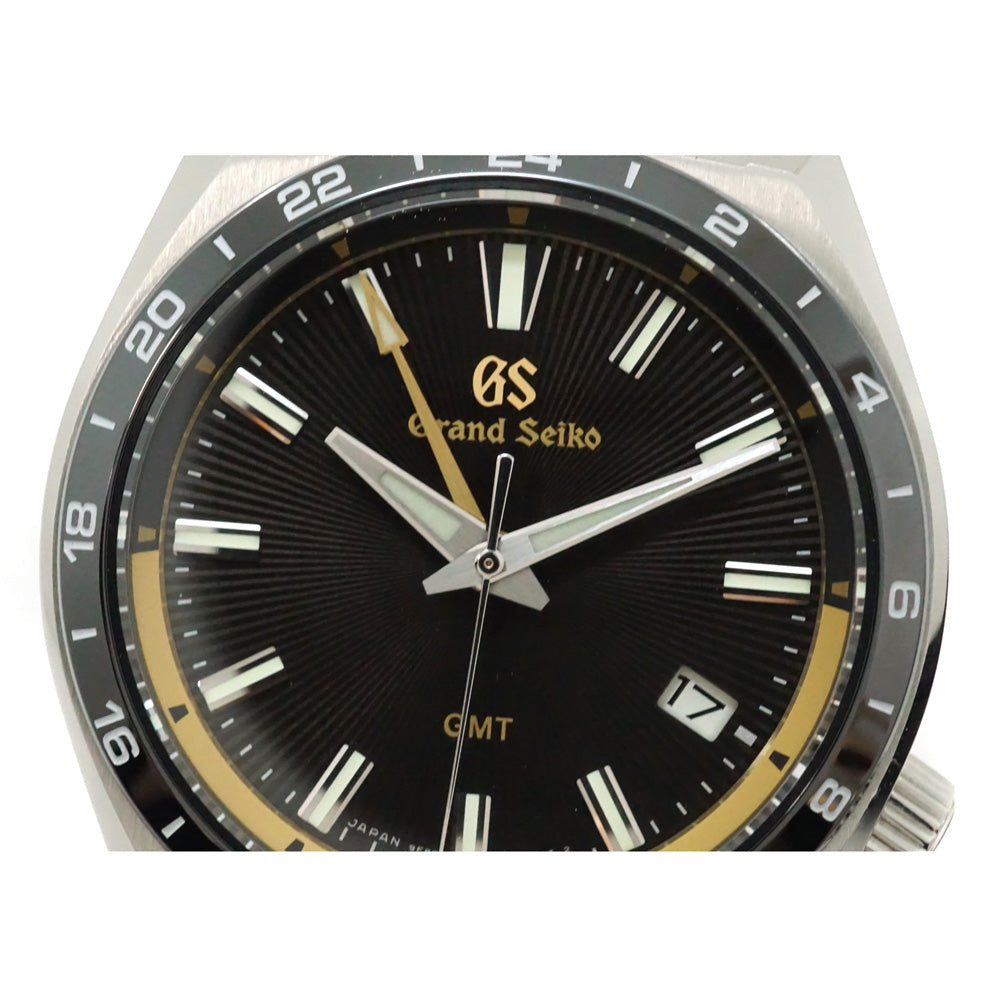Grand Seiko SBGN023 140th Anniversary Model GMT Quartz Black Dial Men&#39;s Watch