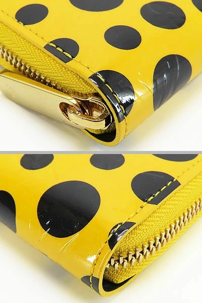 Louis Vuitton Monogram Vernis Dot Women&#39;s Wallet Yayoi Kusama M91571