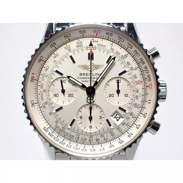 BREITLING Navitimer Silver Dial Bar Index A23322 Automatic Men&#39;s Watch