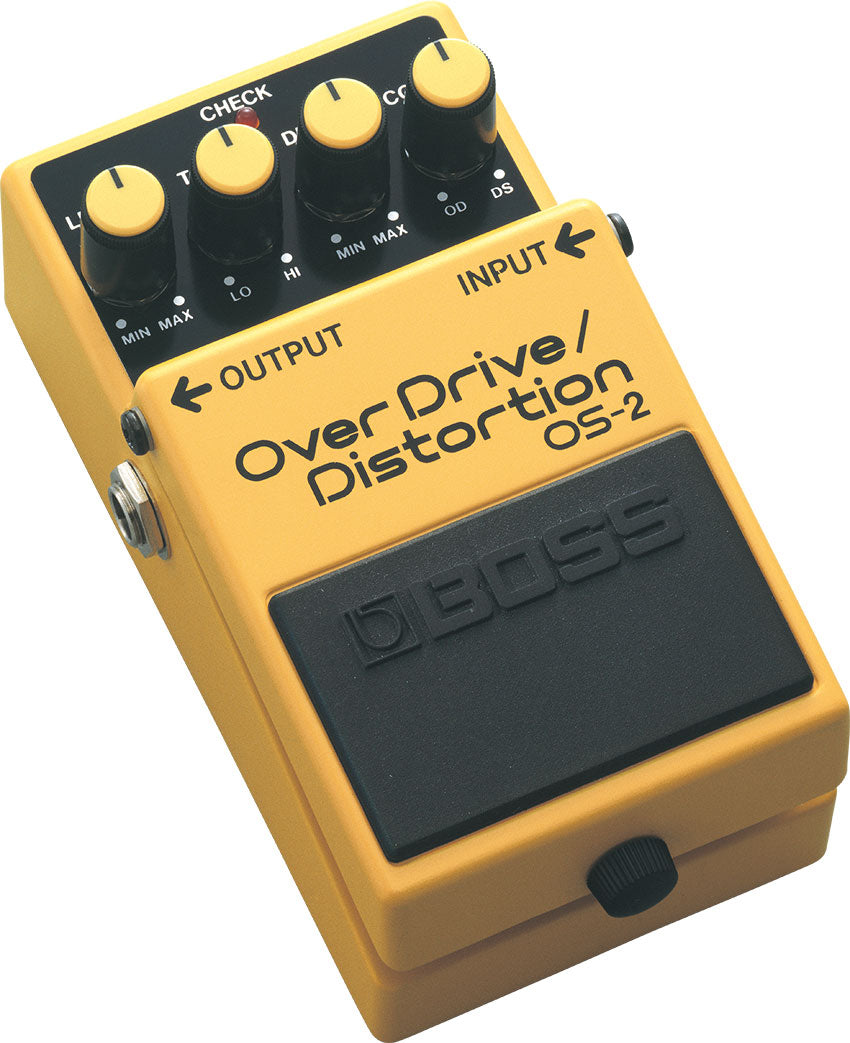 BOSS OS-2 OverDrive/Distortion Best Guitar Effects Pedal Flexible Distortion Pedal for Producing Blended Overdrive/Distortion Sounds