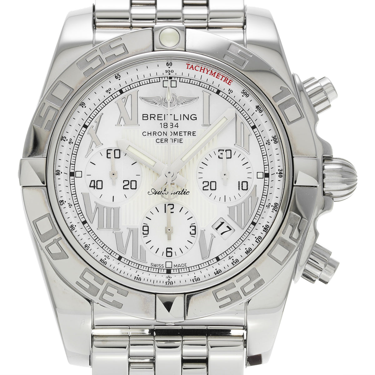 Breitling Chronomat 44 A011A91PA White Shell/Silver Dial Automatic Men&#39;s Watch