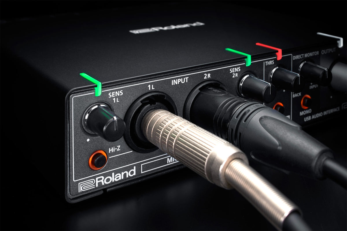 Roland Rubix44 USB MIDI Audio Interface with 4 Top-quality Mic Preamps for Pristine Sound and Low-noise Performance