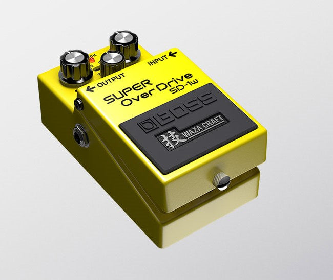 BOSS SD-1W SUPER OverDrive Best Guitar Effects Pedal Special Edition Waza Craft with Standard and Custom Sound Modes