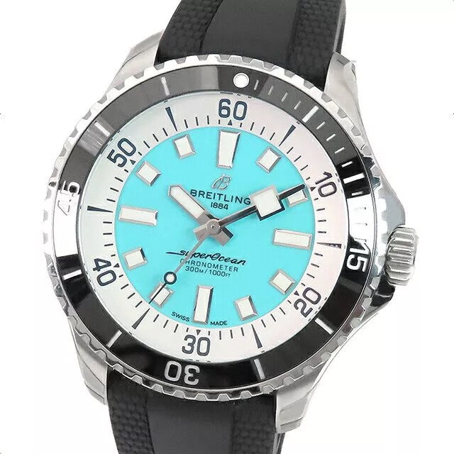 BREITLING Superocean A17376 A17376211L2S1 Turquoise Automatic Men&#39;s Watch