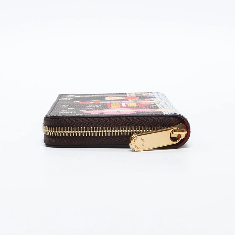 Louis Vuitton Monogram Zippy Christmas Graphic 2021 Women&#39;s Wallet
