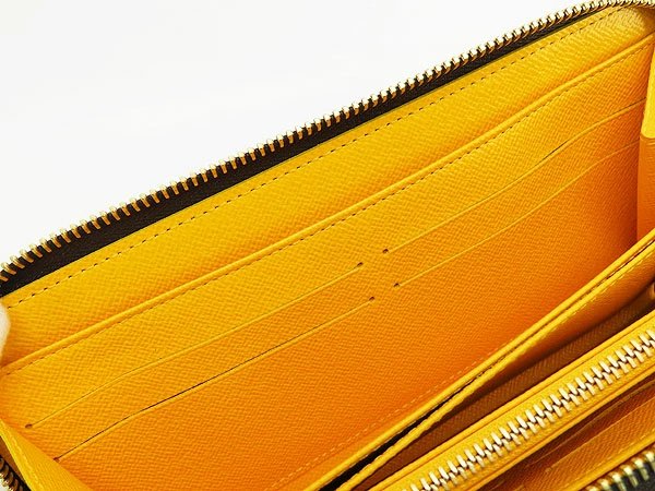 Louis Vuitton Monogram Pumpkin Dot Yayoi Kusama Jaune Women&#39;s Wallet M60449