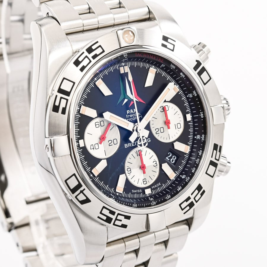 BREITLING Chronomat 44 Frecce Tricolori A013BFTPS Black/Silver Men&#39;s Watch
