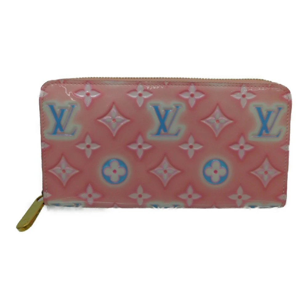 Louis Vuitton Round Zipper Women&#39;s Wallet Vernis Enamel M81145