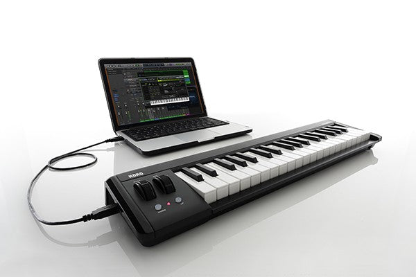 KORG microKEY2-37 Compact Best MIDI Keyboard with iPad and iPhone Support and Damper Pedal Jack, Pitch Bend and Modulation Wheel, Octave Shift Buttons