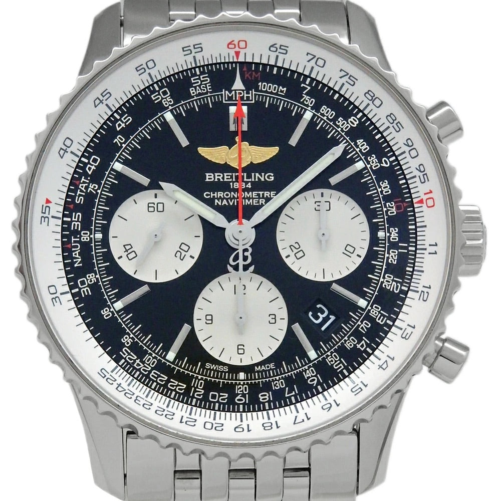 BREITLING Navitimer 01 AB0120 Chronograph Automatic Silver/Black Men&#39;s Watch