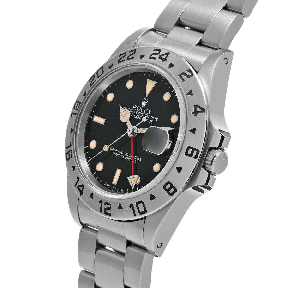 Rolex Explorer II 16550 Black Dial Stainless Steel Automatic Vintage Men’s Watch