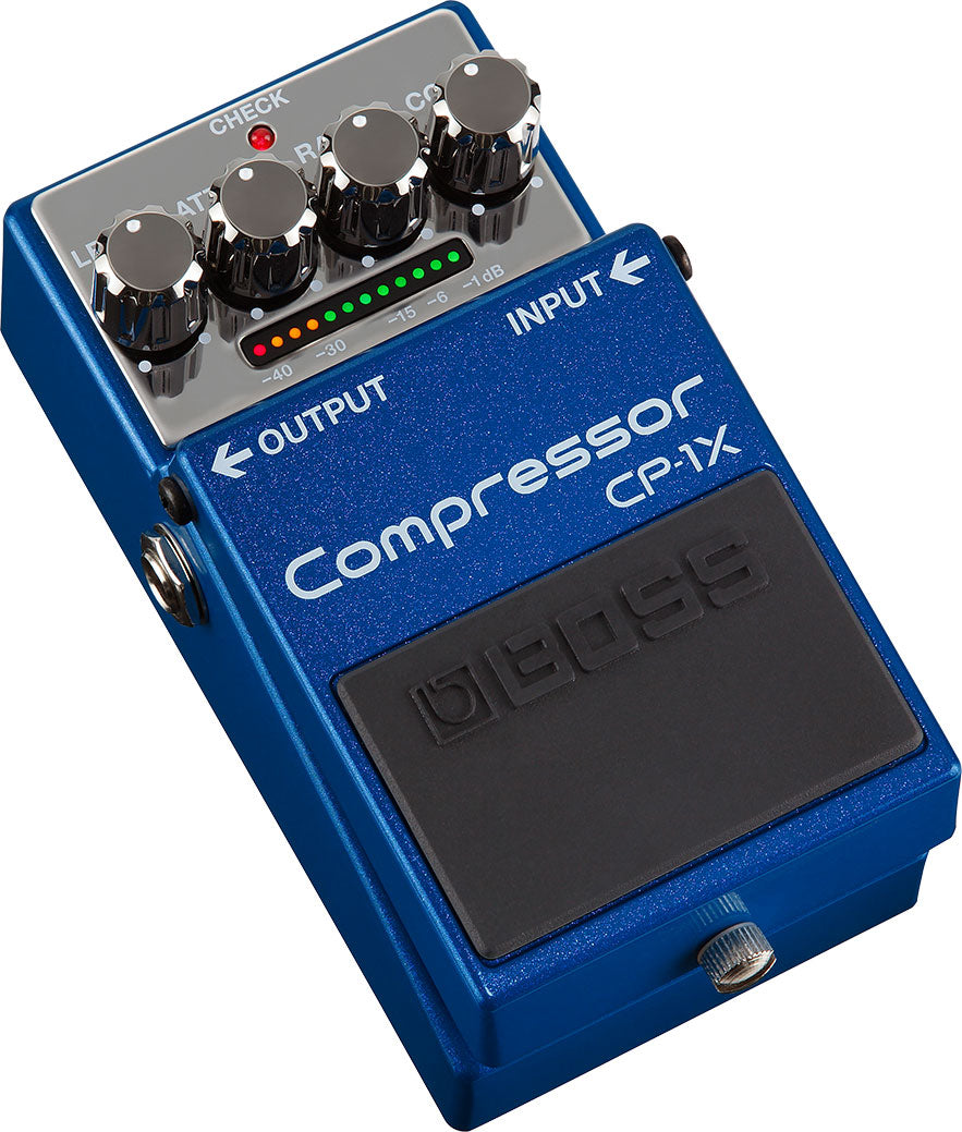 BOSS CP-1X Compressor Best Guitar Effects Pedal for All Guitar Types 18-volt Input