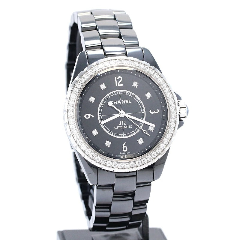 CHANEL J12 H3109 Black Ceramic Diamond Bezel 38mm Automatic Men&#39;s Watch