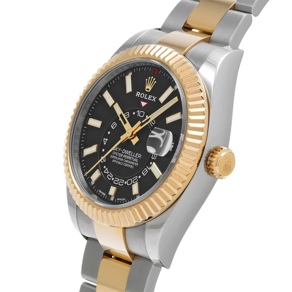 Rolex Sky-Dweller 326933 Bright Black Dial Automatic 42mm Men&#39;s Watch