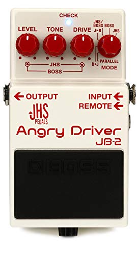 BOSS JB-2 Angry Driver Best Guitar Effects Pedal BD-2 and JHS Angry Charlie Combined and 3 Dual-Concentric Knobs