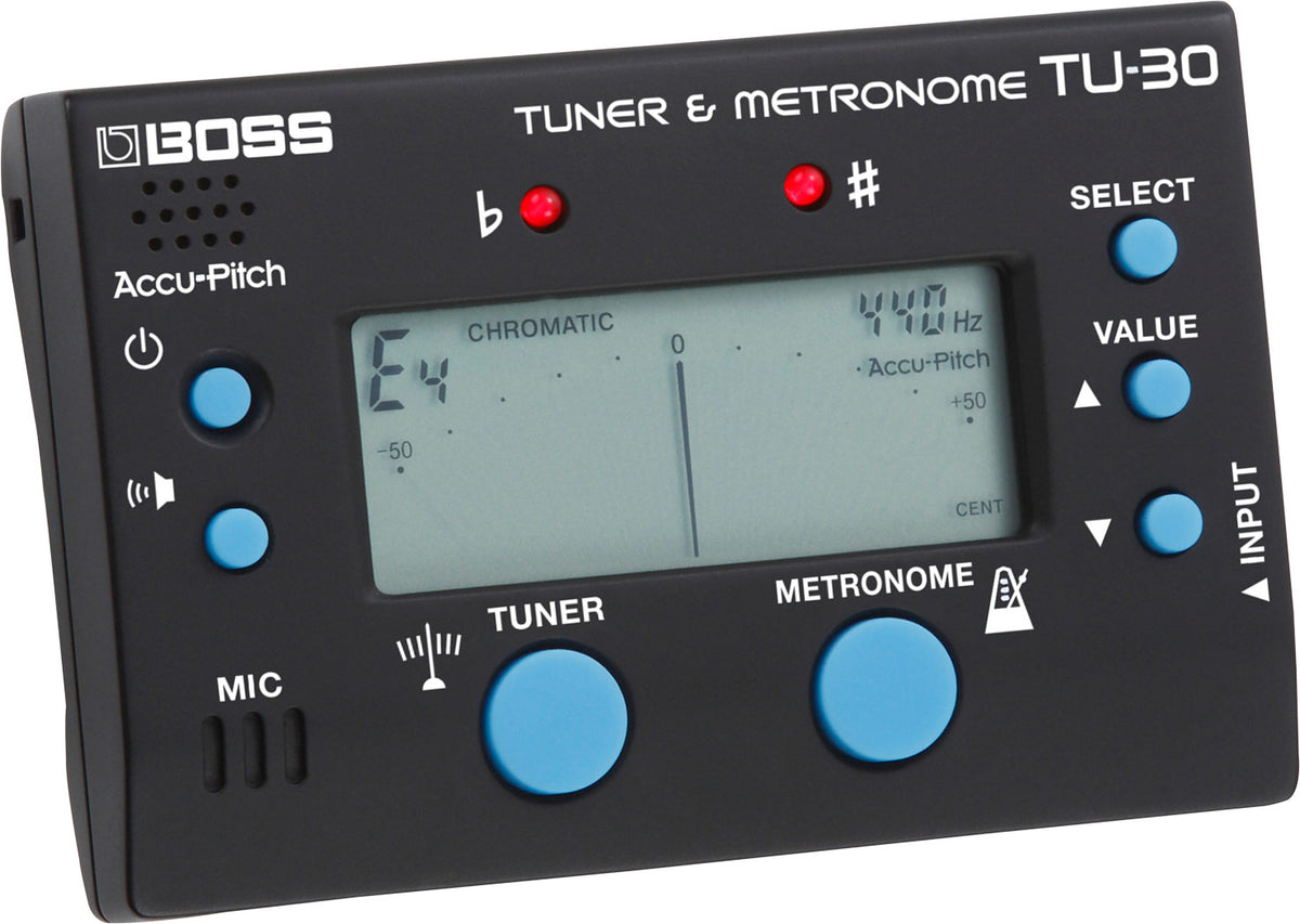 BOSS TU-30 Tuner &amp; Metronome