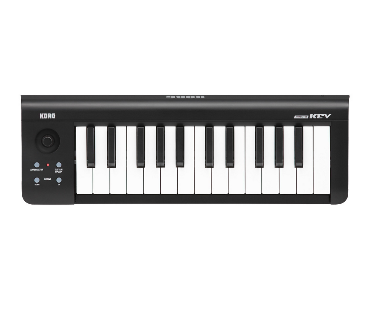 KORG microKEY-25 USB Powered Best MIDI Keyboard Slim, Lightweight, USB Bus-powered Compatible with All Computer-based Music Software