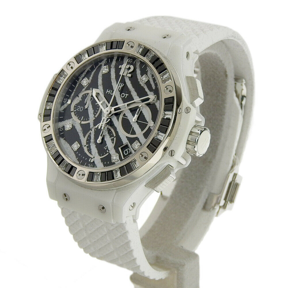 HUBLOT Wight Zebra Chronograph 341 HW 7517 Men's Watch - Japanese-Online-Store (JOS)