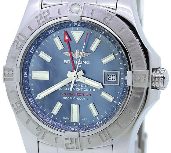 Breitling Avenger II GMT Blue Mother of Pearl Japan Limited A3239011 Men&#39;s Watch - Japanese-Online-Store (JOS)