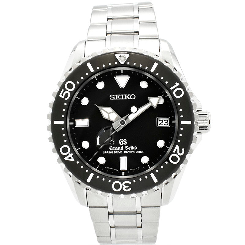 Grand Seiko Spring Drive Divers SBGA029 Black Master Shop Limited Men&#39;s Watch